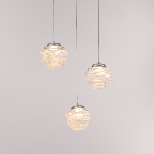 Подвесной светильник Delight Collection MD25030003-3A chrome/clear изображение в интернет-магазине Cramer Light фото 2