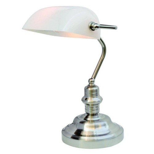 Настольная лампа Arte Lamp Banker A2491LT-1SS изображение в интернет-магазине Cramer Light