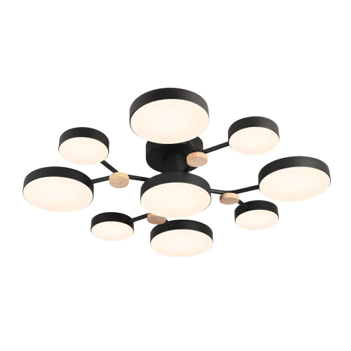 Потолочная люстра LED4U L3201-780 BK изображение в интернет-магазине Cramer Light фото 3