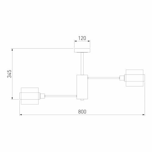 Потолочная люстра Eurosvet Arcada 70127/8 черный изображение в интернет-магазине Cramer Light фото 4