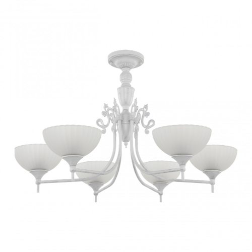 Потолочная люстра Arte Milano 340049/6 WT+SL изображение в интернет-магазине Cramer Light фото 3