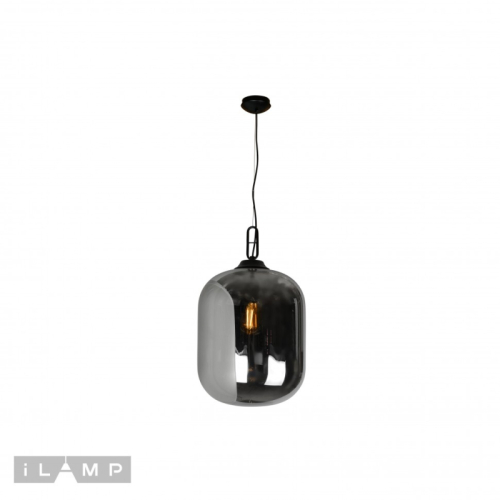 Подвесной светильник iLamp Mono 8792L/1P GR+BK изображение в интернет-магазине Cramer Light