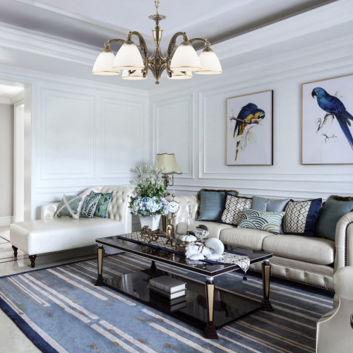 Подвесная люстра Arte Milano 341837/6 AB изображение в интернет-магазине Cramer Light фото 2