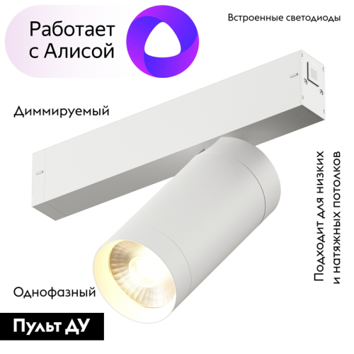 Трековый светильник Denkirs DK8020-WH изображение в интернет-магазине Cramer Light фото 2
