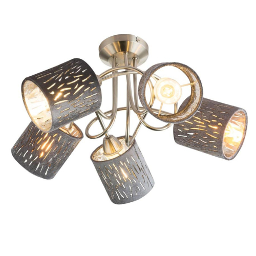 Потолочная люстра Globo Tarok 15265-5D изображение в интернет-магазине Cramer Light