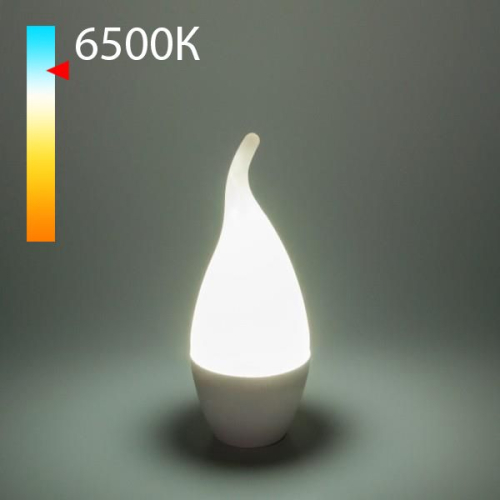 Лампа светодиодная Elektrostandard E14 8W 6500K матовая 4690389152290 изображение в интернет-магазине Cramer Light фото 2