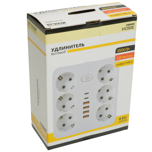 Удлинитель Stekker Home plus HM09-66-02 49975 дополнительное фото фото 12