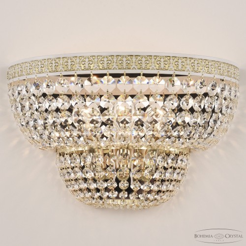 Настенный светильник Bohemia Ivele Crystal AL19101B/35FL WMG изображение в интернет-магазине Cramer Light фото 4