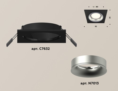 Встраиваемый светильник Ambrella Light Techno XC7632004 (C7632, N7013) изображение в интернет-магазине Cramer Light фото 2