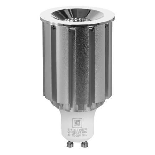 Лампа светодиодная Lightstar GU10 10W 4000K 941294 изображение в интернет-магазине Cramer Light