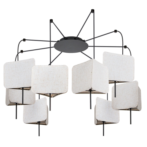 Подвесная люстра Arte Lamp Trixie A7084SP-8BK изображение в интернет-магазине Cramer Light