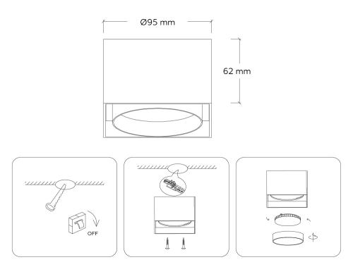 Накладной светильник Ambrella Light GX Standard tech TN70866 изображение в интернет-магазине Cramer Light фото 6