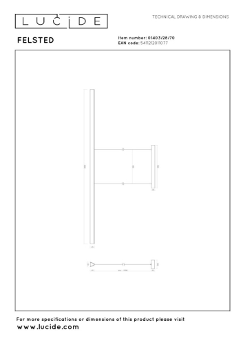 Подвесной светильник Lucide Felsted 01403/28/70 изображение в интернет-магазине Cramer Light фото 9