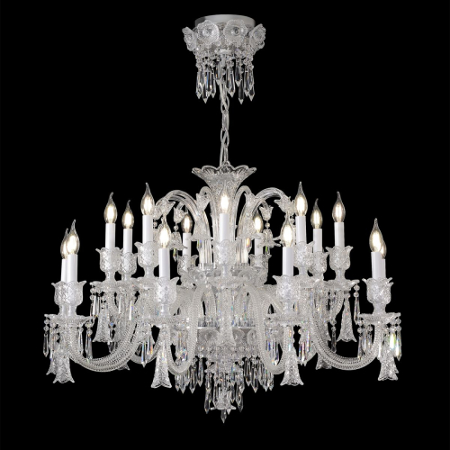 Подвесная люстра Crystal Lux VERSAILLES SP9+9 CHROME изображение в интернет-магазине Cramer Light