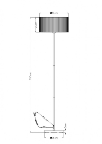 Торшер ARTE Lamp A1021PN-1SS изображение в интернет-магазине Cramer Light фото 5
