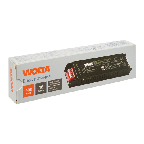 Блок питания Wolta LD-400W/03-48V изображение в интернет-магазине Cramer Light фото 2