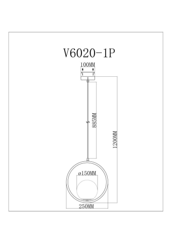 Подвесной светильник Moderli Barocco V11577-1P изображение в интернет-магазине Cramer Light фото 3