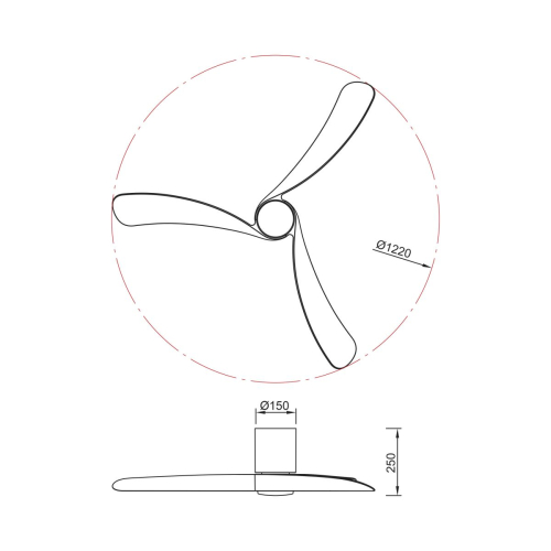 Люстра-вентилятор Mantra Nemo 9047 изображение в интернет-магазине Cramer Light фото 4