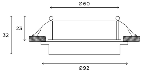 Встраиваемый светильник Hesby Lighting Vestby HSBL_0119 изображение в интернет-магазине Cramer Light фото 4