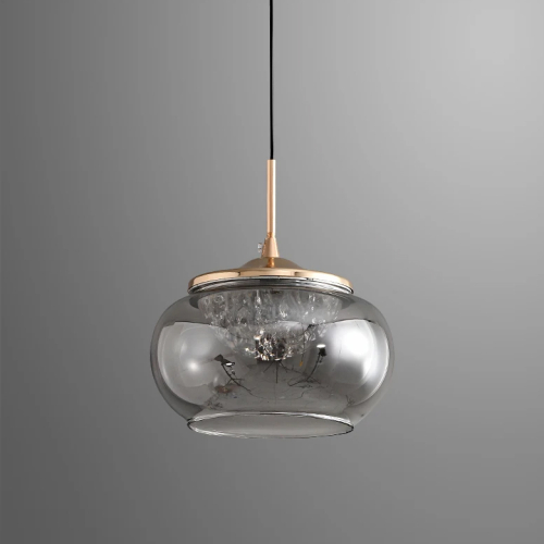 Подвесной светильник Delight Collection MT9128-1H gold/smoke изображение в интернет-магазине Cramer Light фото 4