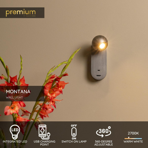 Настенный светильник Lucide Montana 68200/06/15 изображение в интернет-магазине Cramer Light фото 3