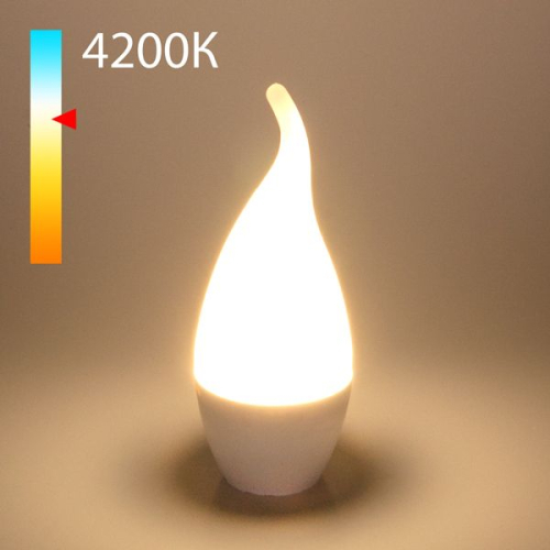 Лампа светодиодная Elektrostandard E14 8W 4200K матовая 4690389152283 изображение в интернет-магазине Cramer Light фото 2