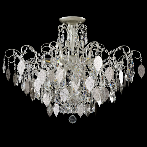 Потолочная люстра Crystal Lux ESMIRALDA PL9 SILVER изображение в интернет-магазине Cramer Light фото 3