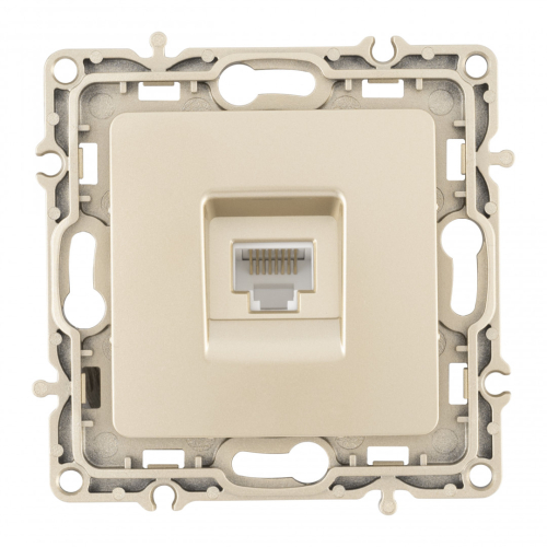 Розетка RJ45 Arte Milano 217.45-1.shampan дополнительное фото фото 4
