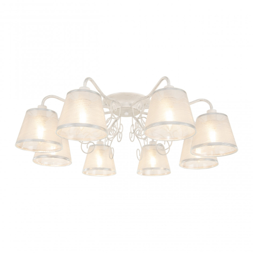 Потолочная люстра Arte Milano 341120/8 WT+SL изображение в интернет-магазине Cramer Light фото 4