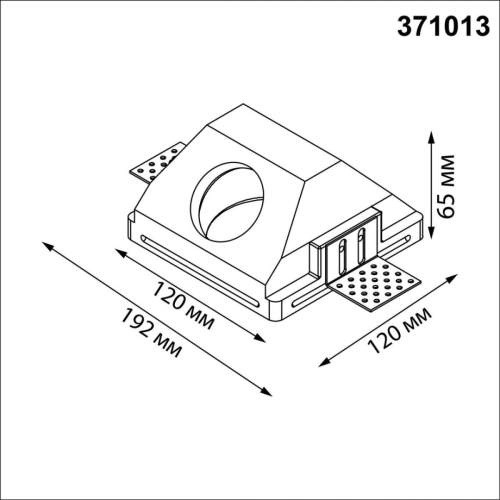 Встраиваемый светильник Novotech Wir Cail 371013 изображение в интернет-магазине Cramer Light фото 2