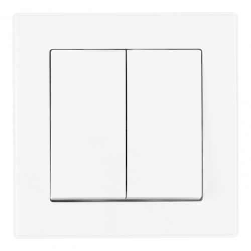 Выключатель двухклавишный Arte Milano SET06-1-30-2 white дополнительное фото фото 2