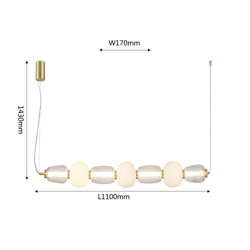 Подвесной светильник Favourite Bella 4057-3P изображение в интернет-магазине Cramer Light фото 3
