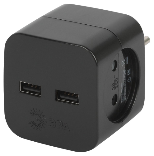Разветвитель электрический Эра SP-2-USB-B Б0049535 дополнительное фото