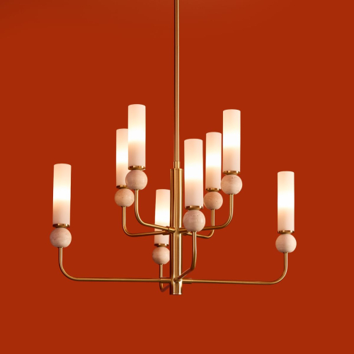 Люстра на штанге Freya Sunspot FR5482CL-08BS изображение в интернет-магазине Cramer Light фото 8