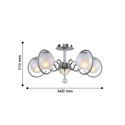 Потолочная люстра F-Promo Fabbio 2349-5U изображение в интернет-магазине Cramer Light фото 5