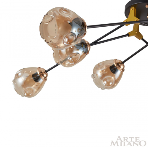 Потолочная люстра Arte Milano Amalfi 252588/8 Br изображение в интернет-магазине Cramer Light фото 4