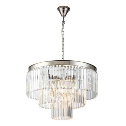 Подвесная люстра iLamp Triumph 7383/8P Nickel изображение в интернет-магазине Cramer Light