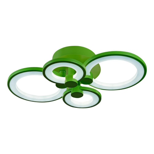 Потолочная светодиодная люстра iLedex Ring A001/4 Green изображение в интернет-магазине Cramer Light