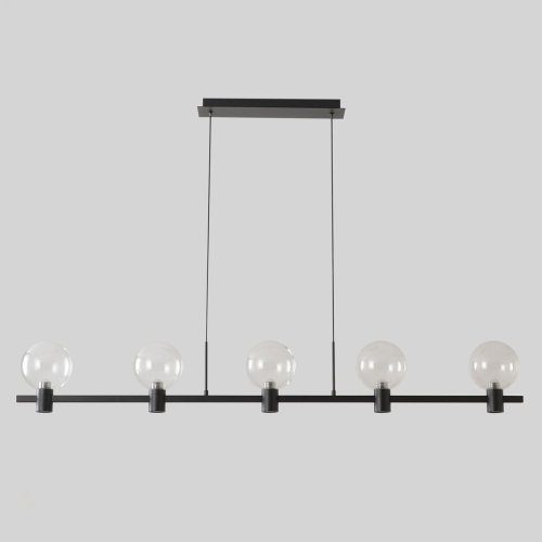 Подвесной светильник Crystal Lux DUET SP35W LED BLACK изображение в интернет-магазине Cramer Light фото 5