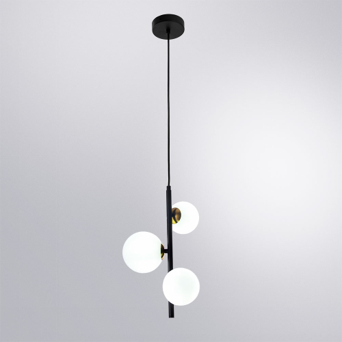Подвесной светильник Arte Lamp Gemini A2243SP-3BK изображение в интернет-магазине Cramer Light фото 2