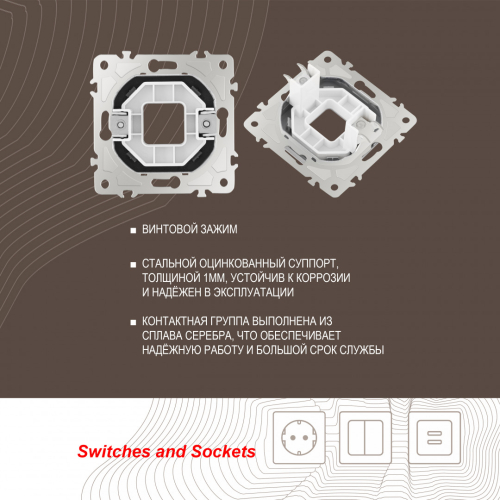 Вывод кабеля Arte Milano 205.49-1.shampan дополнительное фото фото 2
