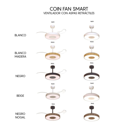 Люстра-вентилятор Mantra Coin Fan 9641 изображение в интернет-магазине Cramer Light фото 11