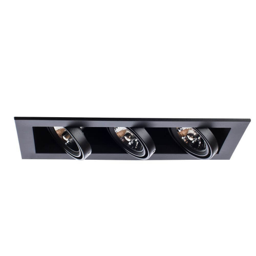 Встраиваемый светильник Arte Lamp Technika A5930PL-3BK изображение в интернет-магазине Cramer Light фото 4