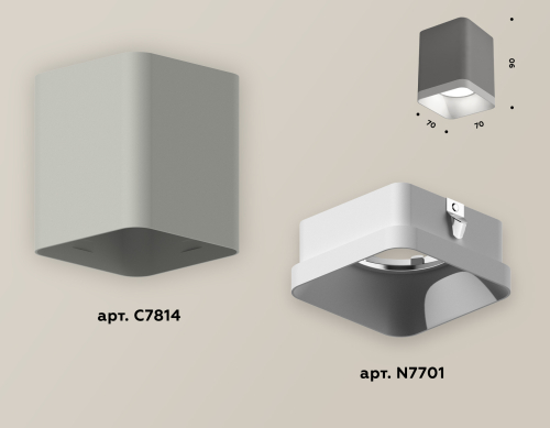 Накладной светильник Ambrella Light Techno XS7814001 (C7814, N7701) изображение в интернет-магазине Cramer Light фото 3