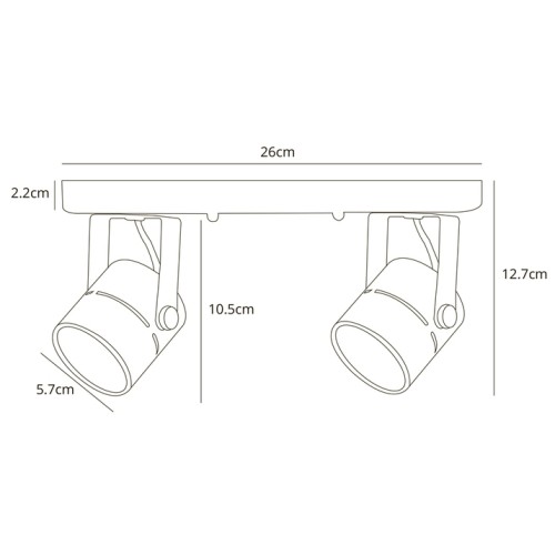 Спот Arte Lamp Mizar A1311PL-2BK изображение в интернет-магазине Cramer Light фото 3