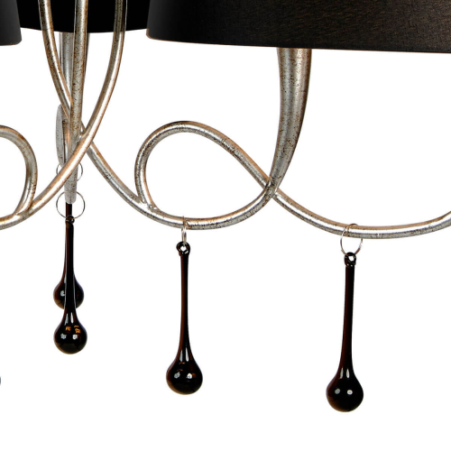 Подвесная люстра Mantra Paola Painted Silver 3530 изображение в интернет-магазине Cramer Light фото 9