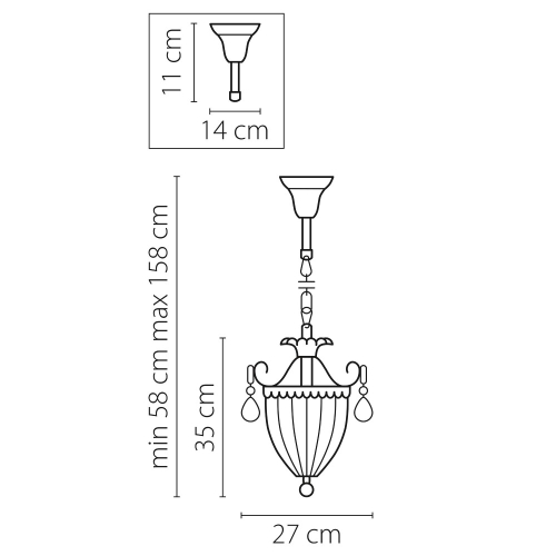 Подвесной светильник Lightstar Schon Silver 790034 изображение в интернет-магазине Cramer Light фото 7