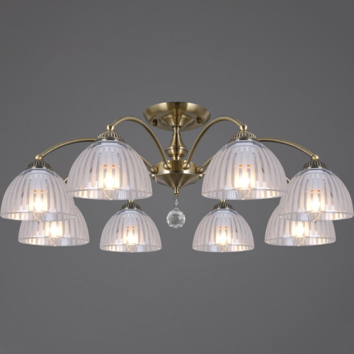 Потолочная люстра Illumico IL0564-8CSQ-25AB ELITE изображение в интернет-магазине Cramer Light