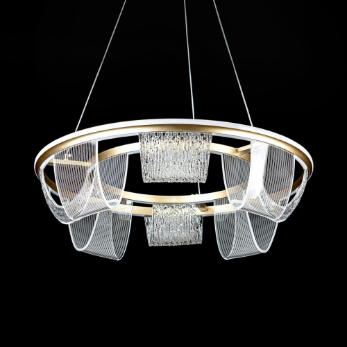 Подвесная люстра LED4U L7706-630 GD изображение в интернет-магазине Cramer Light