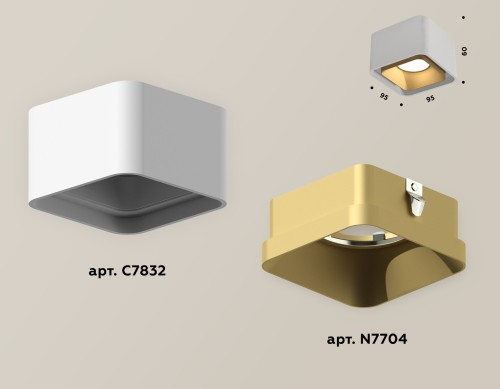 Накладной светильник Ambrella Light Techno XS7832004 (C7832, N7704) изображение в интернет-магазине Cramer Light фото 2